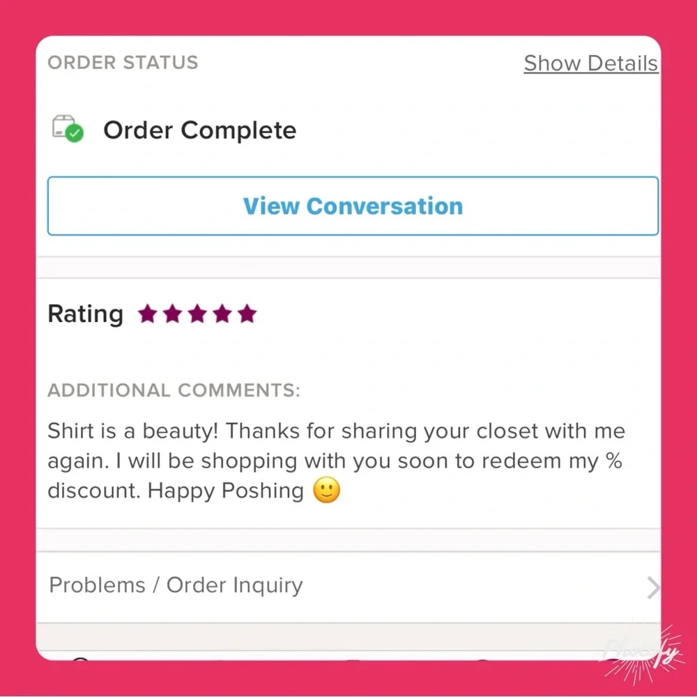 POSH LOVE HERE💜THANK YOU SO MUCH💜GRATITUDE & LOVE💜❌⭕️❌⭕️